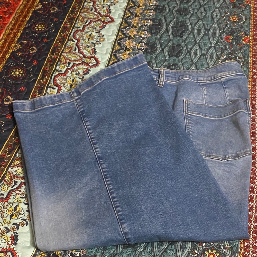 Belle*Isle by Torrid Classic Blue Women's Wide Ankle Jeans